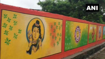 GRAND EXCLUSIVE : देखिये कैसे हो रही अयोध्या में मंदिर भूमि पूजन तैयारियां, दीवारों के रंग रोगन देख आप भी हो जायेंगे खुश