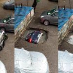 WATCH VIDEO : देखते ही देखते जमीन में समा गई पूरी कार, घटना का VIDEO कर देगा हैरान