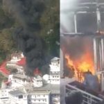 Video : वैष्‍णो देवी मंदिर के पास लगी भीषण आग, आग बुझाने के लिए बचाव कार्य जारी
