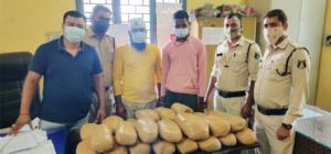  नशे के सौदागरों पर रायपुर पुलिस का शिकंजा, 28 किलों गांजे के साथ दो आरोपी गिरफ़्तार