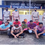 जुआरियों के ठिकाने पर पुलिस की दबिश