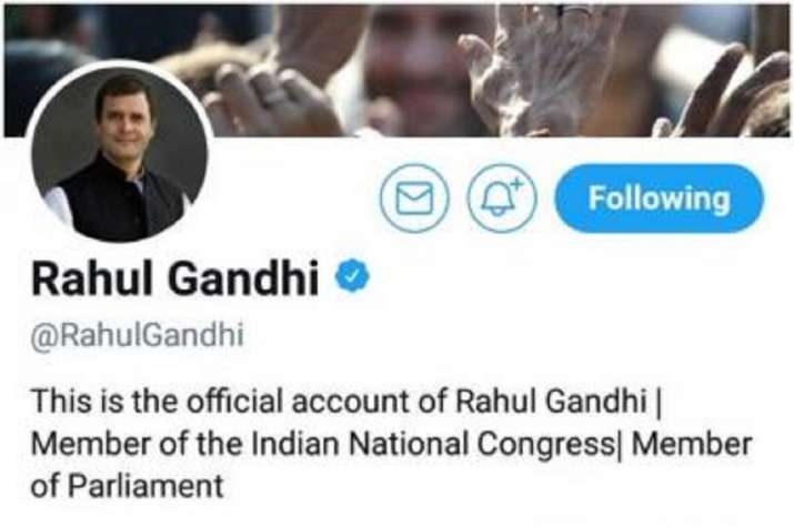 BIG NEWS : ट्विटर ने सस्पेंड किया कांग्रेस के पूर्व अध्यक्ष राहुल गांधी का अकाउंट, यह हो सकती है वजह
