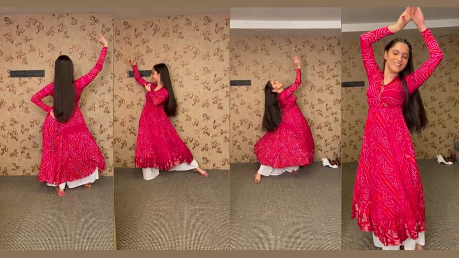 Video: अंकिता लोखंडे ने रणवीर-दीपिका के हिट गाने 'लाल इश्क' पर किया जबरदस्त डांस, मूव्स देख हो जाएंगे फिदा