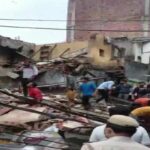 BREAKING NEWS : राजधानी में मौत बनकर बरसी बारिश, भरभराकर गिरी चार मंजिला इमारत, तीन लोगों की मौत, CM ने जताया शोक 