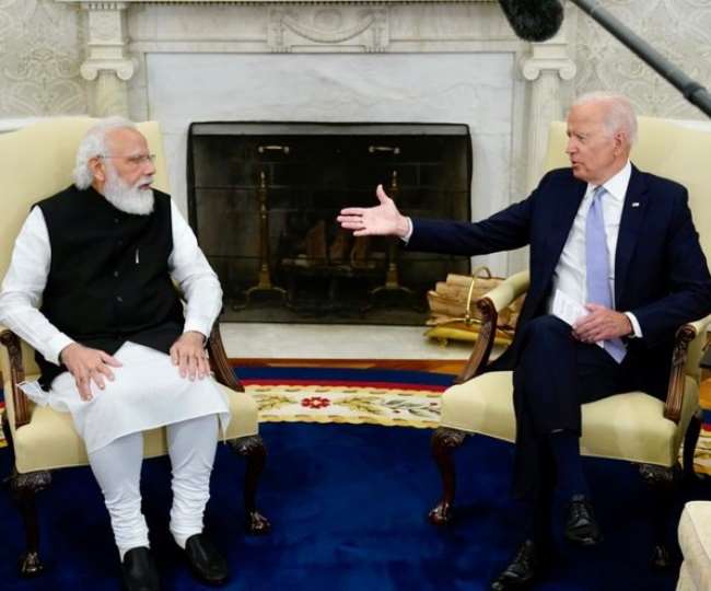 PM Modi and Biden Meet : पीएम मोदी की बाइडन के साथ बैठक में कई दिलचस्‍प वाकयों का जिक्र, जानें किसने क्‍या कहा