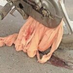CG ACCIDENT NEWS : चलती बाइक में फसा महिला का गमछा, हुई ददर्नाक मौत 