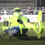 Video: लाइव मैच में अचानक मैदान पर उतर आया हेलीकॉप्टर, भागते दिखे खिलाड़ी