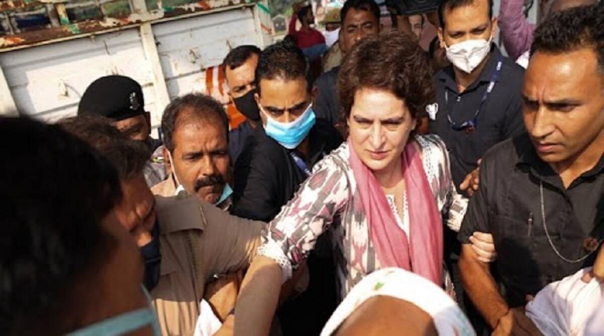 BREAKING NEWS : पुलिस की हिरासत में प्रियंका गाँधी, कस्टडी में मरे शख्स के परिवार से मिलने जा रही थीं आगरा