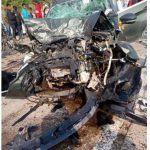 CG ACCIDENT NEWS : तेज रफ़्तार ने ली जान, टैंकर और कार की जबरदस्त भिड़ंत में दो लोगों की मौत, एक गंभीर  