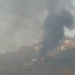 डोंगरगढ़ पहाड़ी में लगी आग, 10 दुकान जलकर खाक