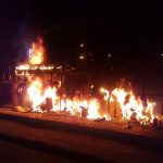 रायपुर में 'नेकी की दीवार' पर लगी आग