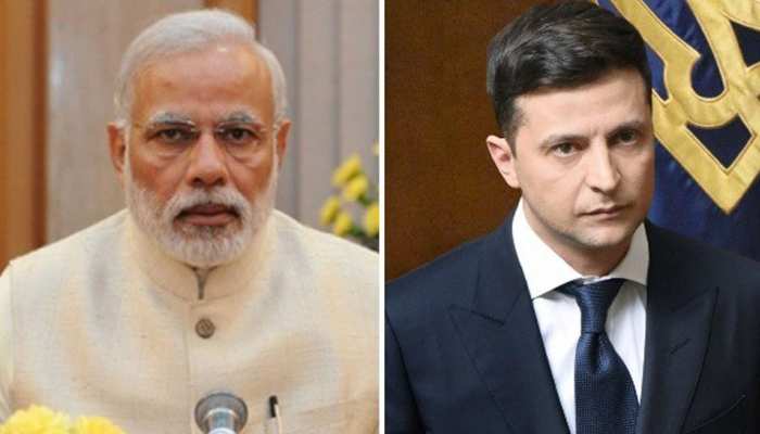 यूक्रेन के राष्ट्रपति पीएम मोदी से फोन पर की बात, भारत से लगाई मदद की गुहार 