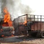 RAIPUR BREAKING : पेट्रोल पंप में लगी भीषण आग, मौके पर पंहुचा दमकल विभाग 
