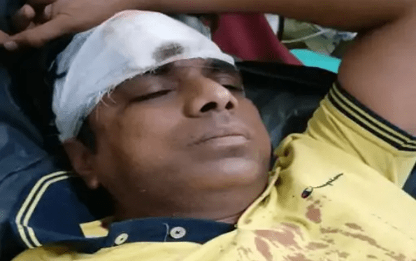 भाजपा नेता ने राजधानी के पत्रकार पर किया जानलेवा हमला