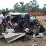 अंबिकापुर के NH-130 पर कार व ट्रक में भिड़ंत, भिलाई निवासी कारोबारी 2 भाइयों की मौत, 3 की हालत गंभीर