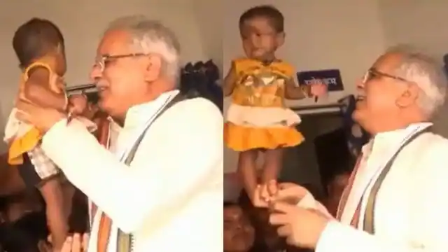 आखिर किसने पकड़ लिया भूपेश बघेल का कॉलर? मुख्यमंत्री ने खुद ट्वीट किया वीडियो