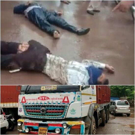  CG ACCIDENT NEWS : तेज रफ्तार ट्रक ने दो सगे भाइयों को रौंदा, दर्दनाक हादसे में दोनों की मौके पर मौत
