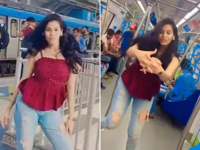 VIRAL VIDEO : लड़की ने मेट्रो में किया डांस, इंस्टाग्राम रील्स हुई वायरल तो मुश्किल में पड़ गई