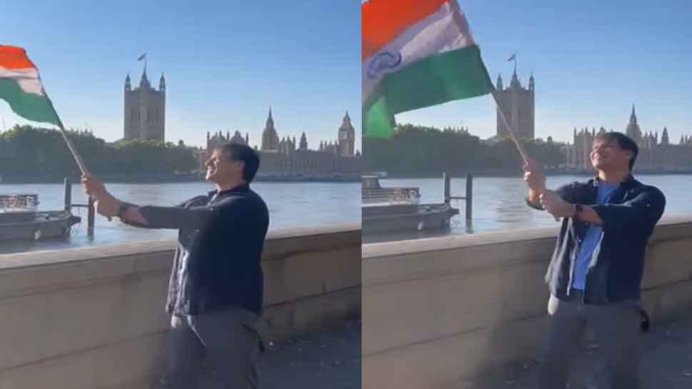 ब्रिटिश संसद के बाहर तिरंगा लेकर पहुंचे Vivek Oberoi, जानिए क्यों कहा - पहले हिंदुस्तान में ही अपना झंडा नहीं फहरा सकते थे और अब...