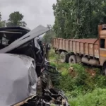 CG ACCIDENT NEWS : मातम में बदली रक्षाबंधन की खुशियां, ट्रक की चपेट में आने से कार सवार युवक की मौत 