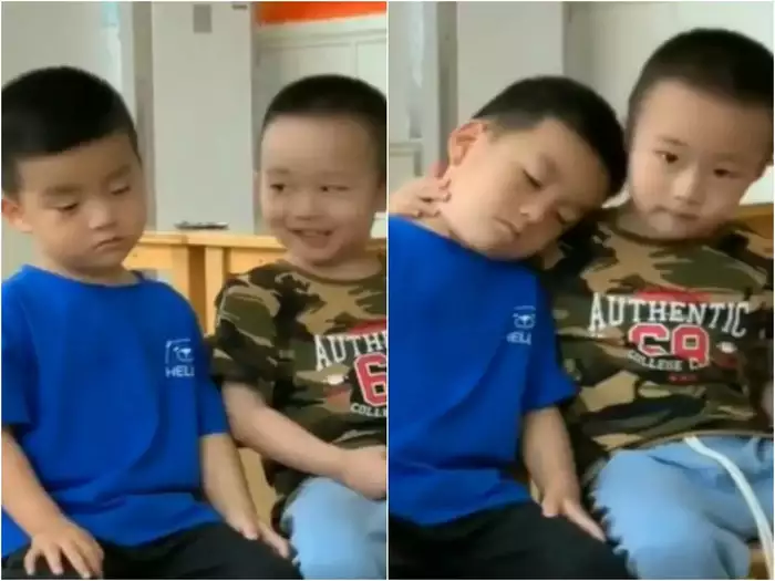 VIRAL VIDEO : नन्हे बच्चों का ये वीडियो बताता है कि बुरे वक्त में जो कंधा दे वो ही सच्चा दोस्त होता है