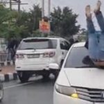 VIRAL VIDEO : नेशनल हाइवे पर छात्रों के दो गुटों के बीच जमकर मारपीट, एक कार ने दो लोगों को उड़ाया, देखें वीडियो 