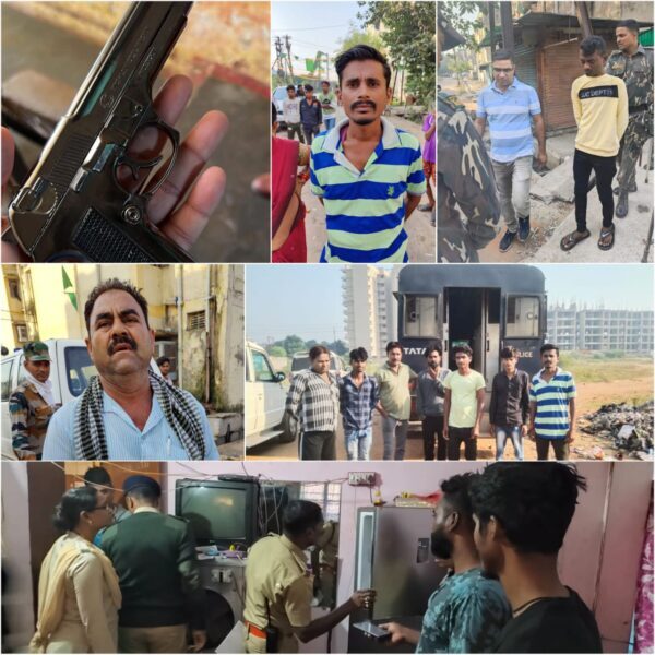 RAIPUR NEWS : बी.एस.यू.पी. कालोनियों पर अचानक चेकिंग करने पहुंची रायपुर पुलिस, चाकू और पिस्टलनुमा लाइटर के साथ पकड़ाए 5 लोग, दो मोबाइल लूटेरे भी गिरफ्तार 