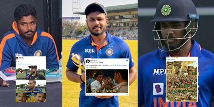 Injustice with Sanju Samson even in the third ODI, the anger of the fans erupted on Twitter..