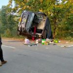 CG ACCIDENT NEWS : ड्राइवर की झपकी से गई दो यात्रियों की जान, अनियंत्रित होकर पलटी तेज रफ्तार बस, 4 घायल 