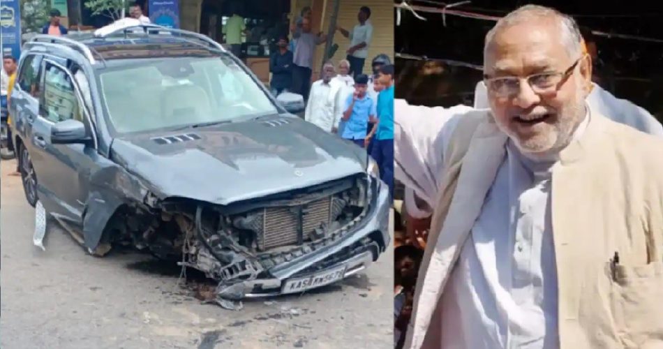 Accident: PM Modi's brother's car met with an accident, son-daughter-in-law including Prahlad Modi injured