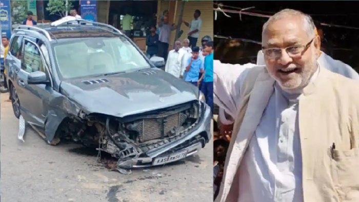 Accident: PM Modi's brother's car met with an accident, son-daughter-in-law including Prahlad Modi injured
