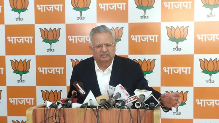Raipur Breaking: Former CM Dr. Raman Singh expressed happiness over BJP's victory in Gujarat, made these allegations against Congress in Chhattisgarh by-election