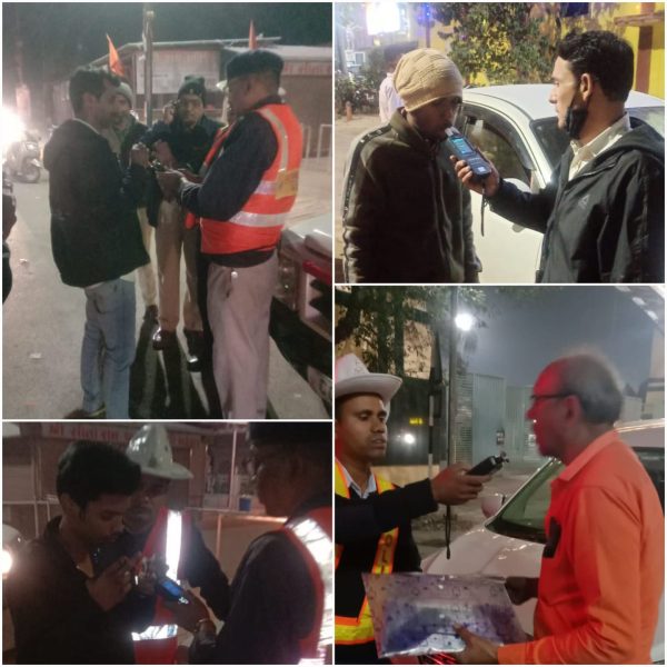 RAIPUR NEWS : नशे में वाहन चलाने वालों की खैर नहीं, रायपुर के इन स्थानों में चलाया गया विशेष चेकिंग अभियान