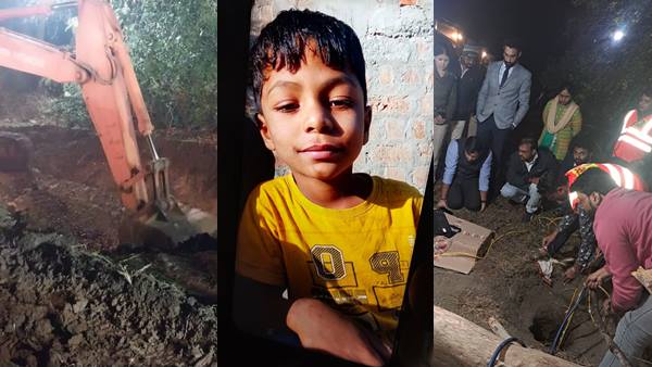CG BIG NEWS: Rescue operation of 6-year-old Tanmay who fell in borewell continues for 63 hours, team engaged in making tunnel, family members are in bad condition by crying