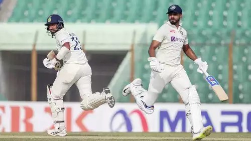 IND vs BAN: Pujara scored a century, Shreyas Iyer played a half-century, India in a strong position