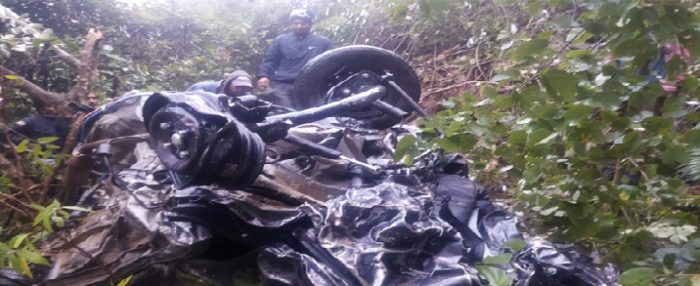 BIG ACCIDENT: High speed uncontrolled car fell into the ditch, painful death of two youths