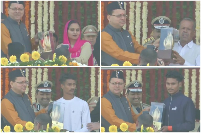 Republic Day 2023: CM Dhami honored the four people who saved Rishabh Pant in the accident, said - this is a proud moment