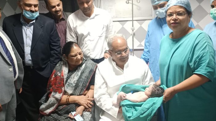 CG NEWS : CM Bhupesh Baghel's fame was discharged from the hospital today, son Chaitanya said, the service of the hospital is excellent