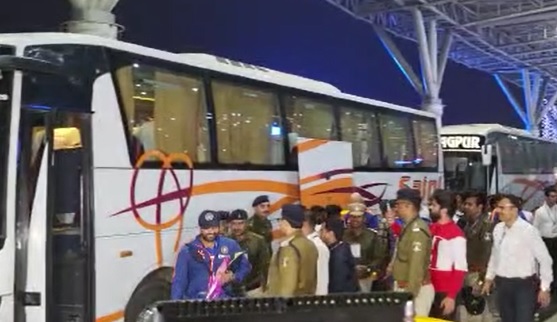RAIPUR BREAKING: India and New Zealand team reached Raipur for second ODI