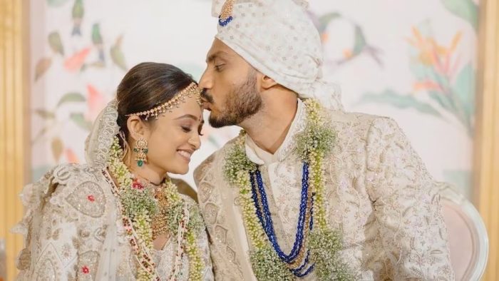 Axar Patel And Meha Wedding: Akshar's Meha .., watch Varmala's viral video
