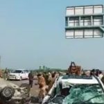 BIG ACCIDENT: Horrific road accident, fierce collision between two cars, 5 died on the spot, created a stir