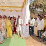 CG NEWS: MLA Nag performed Bhumi Pujan for women's cluster building constructed with Rs 5 lakh, said - Government is working towards women's education, health and self-reliance