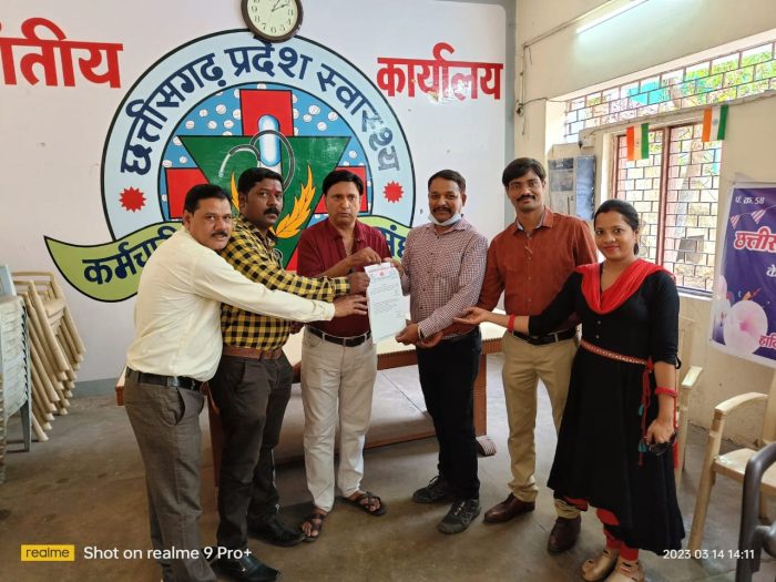 CG NEWS: Sumit Dubey becomes the divisional president of Chhattisgarh State Health Employees Association