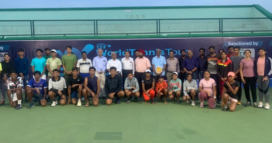 CG NEWS: Inauguration of ITF World Tennis Tournament, participants reached the qualifying round in exciting competition