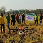CG NEWS : DRONE demonstration in farmers' fields in Karlkha, use of drones in agriculture is a profitable deal for farmers