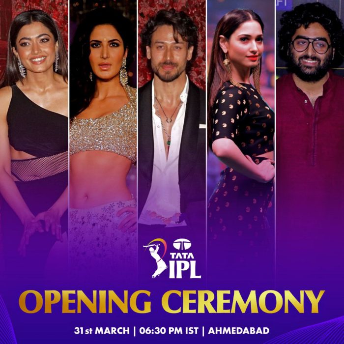 Film stars will be seen in IPL Opening Ceremony 2023, these stars will be seen with Arjit Singh-Rashmika Mandanna