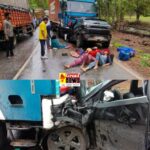 CG ACCIDENT BREAKING: High speed truck and car collide, painful death of one and a half year old innocent, condition of 5 critical