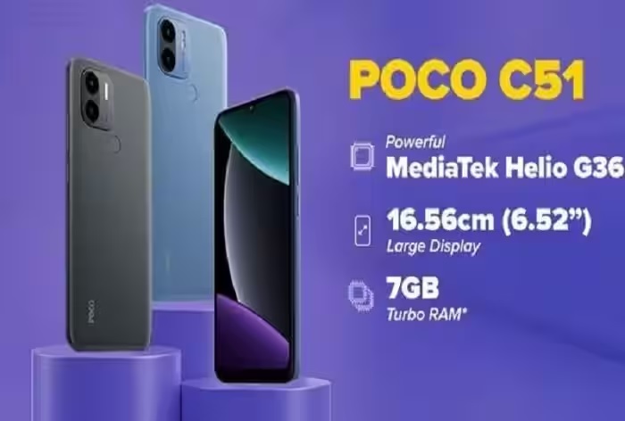 Poco C51: लूट लो! तगड़े फीचर्स वाली पोको स्मार्टफोन की बंपर सेल शुरू, कीमत सिर्फ 8 हजार