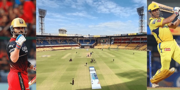 RCB vs CSK IPL 2023: Dhoni will be in front of Virat today, will RCB be able to beat CSK in Chinnaswamy? Learn pitch report and statistics