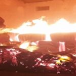 CG BREAKING: Sacks worth crores burnt to ashes, massive fire broke out in Mandi's godown, fire brigade team on the spot…